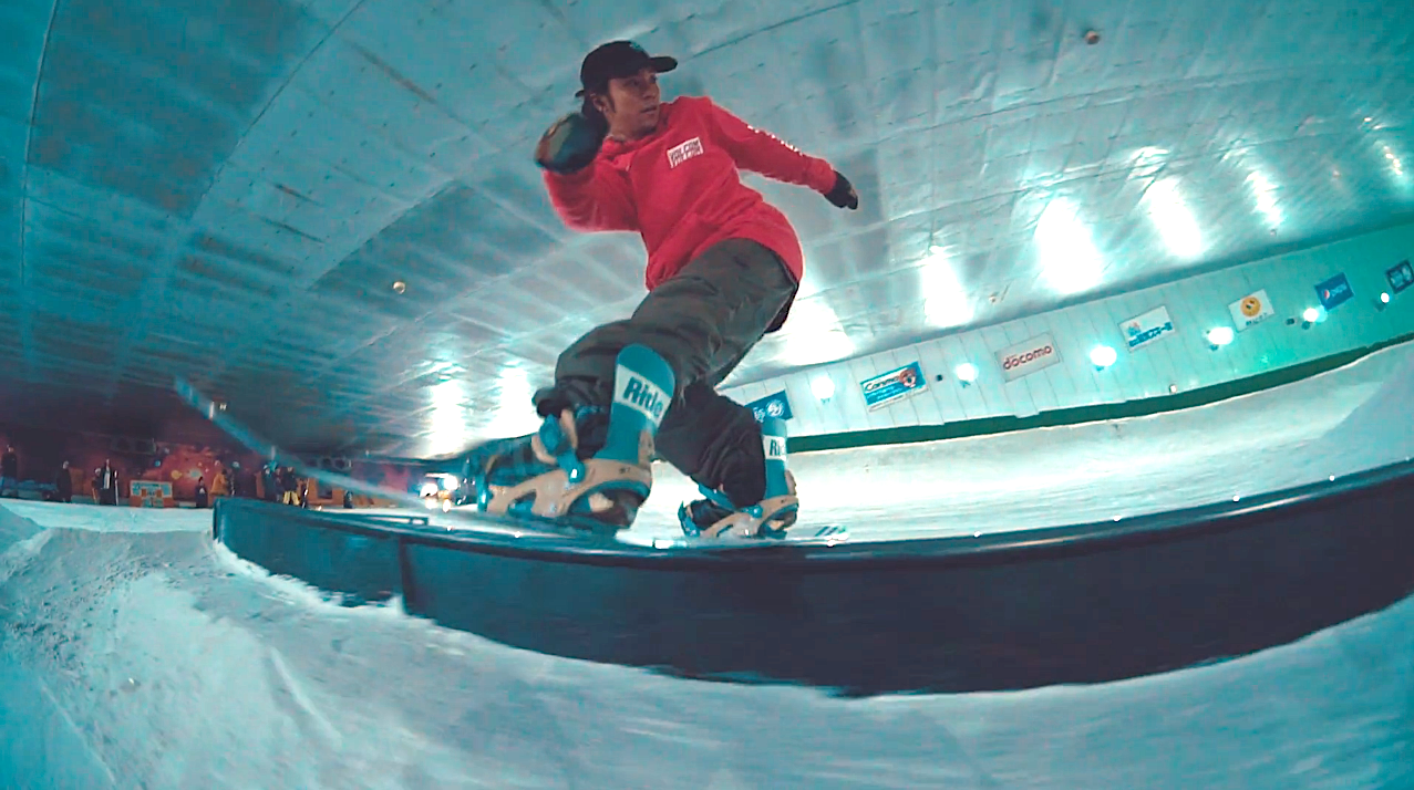 スノーボード snowboard レール rail