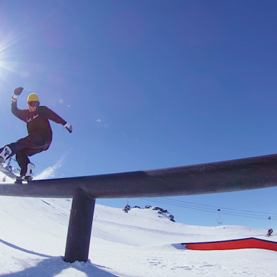 スノーボード snowboard rail レール