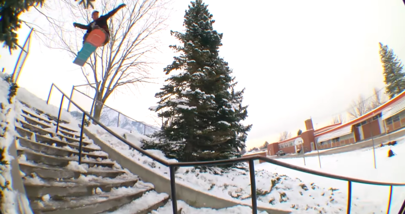 スノーボード snowboard rail レール