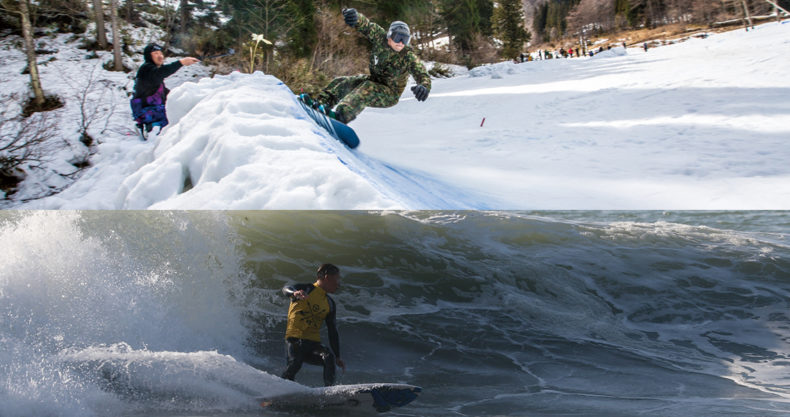 snowsurfers