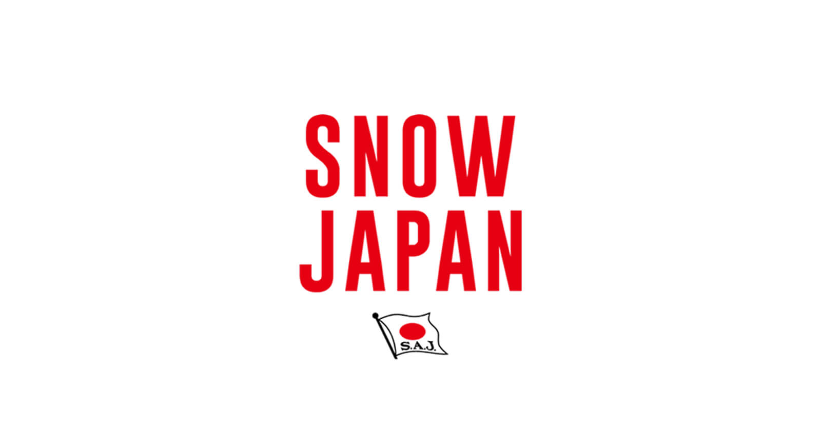 SAJ snow japan logo